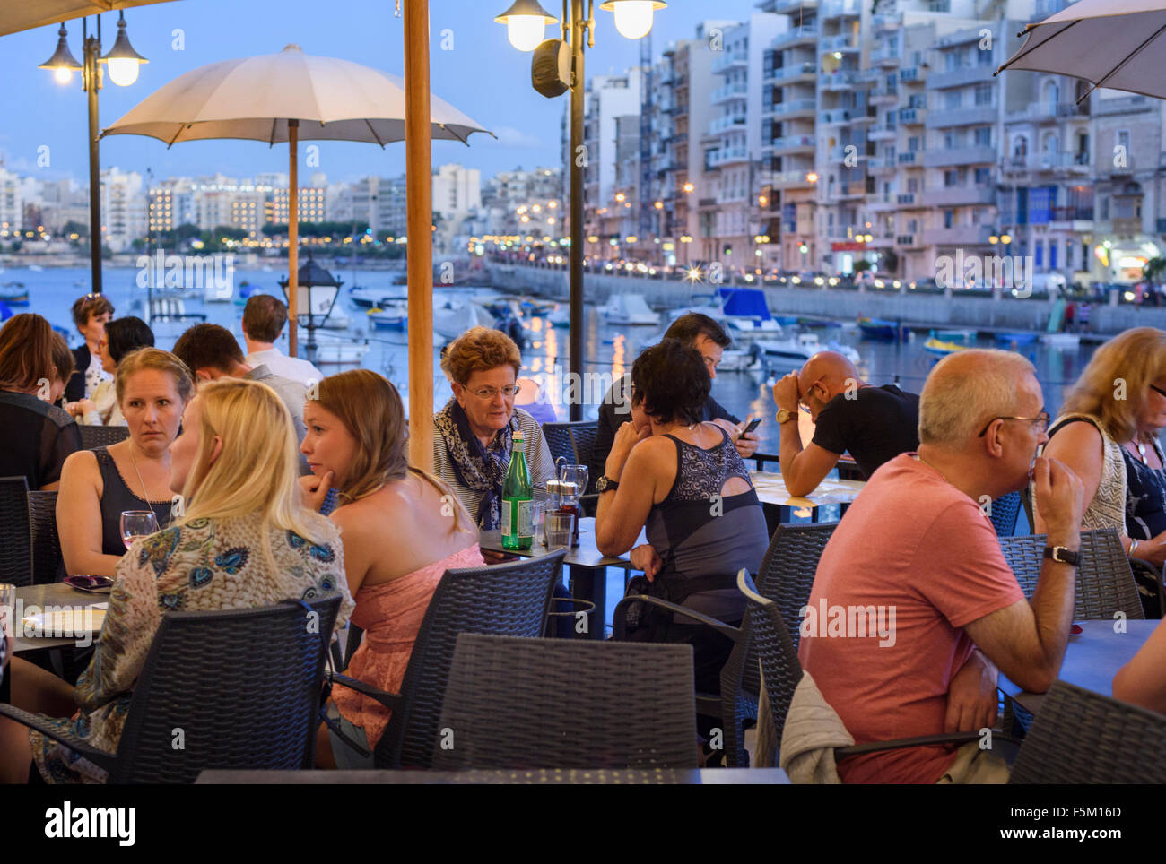 Café Raffael Restaurant St. Julian's Malta Stock Photo Alamy