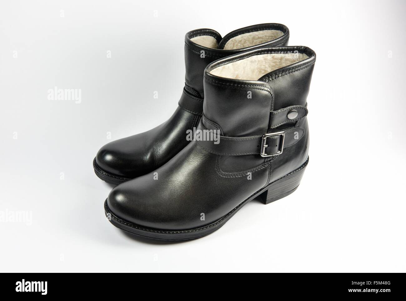 ladies black ankle boots