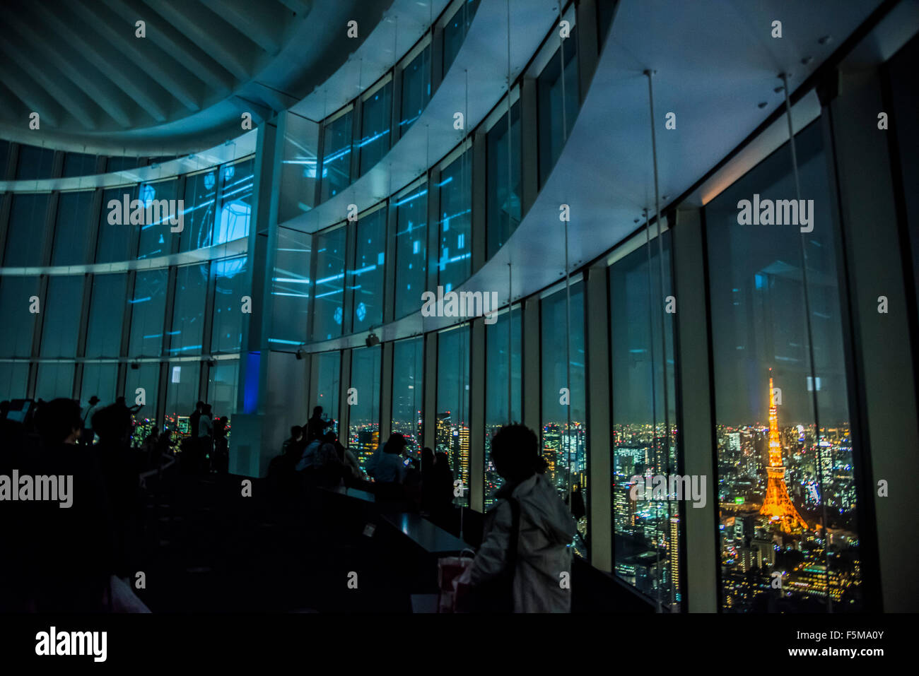 Interior of Roppongi Hills Tokyo city view, Minato-Ku,Tokyo,Japan Stock Photo