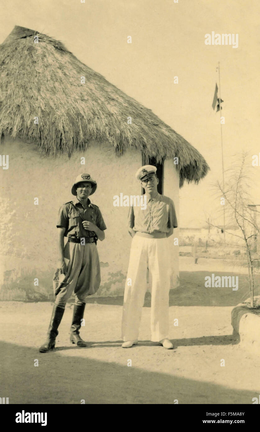 Two explorers in the Congo Stock Photo - Alamy