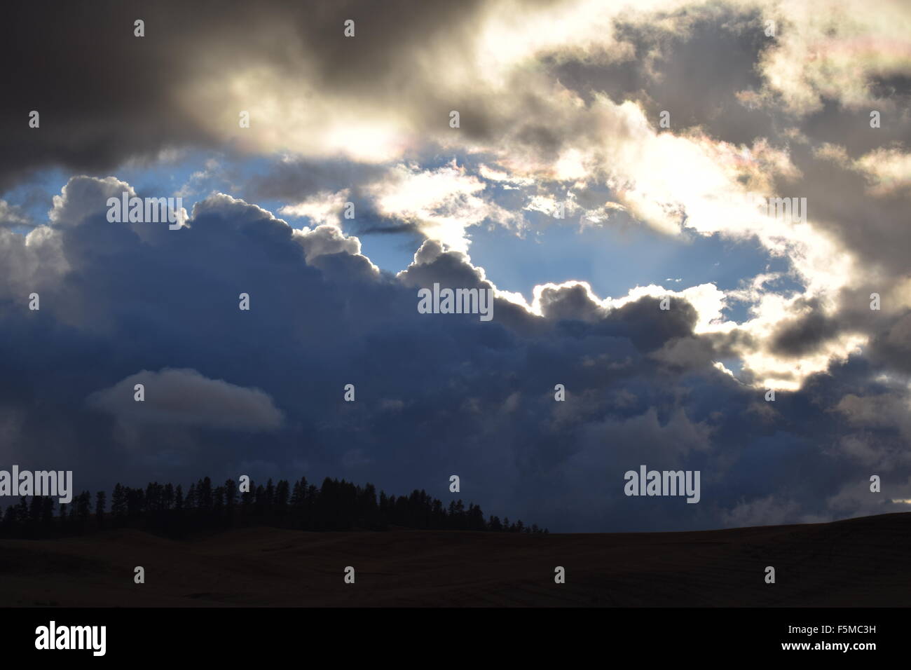 Stormy country skies Stock Photo Alamy