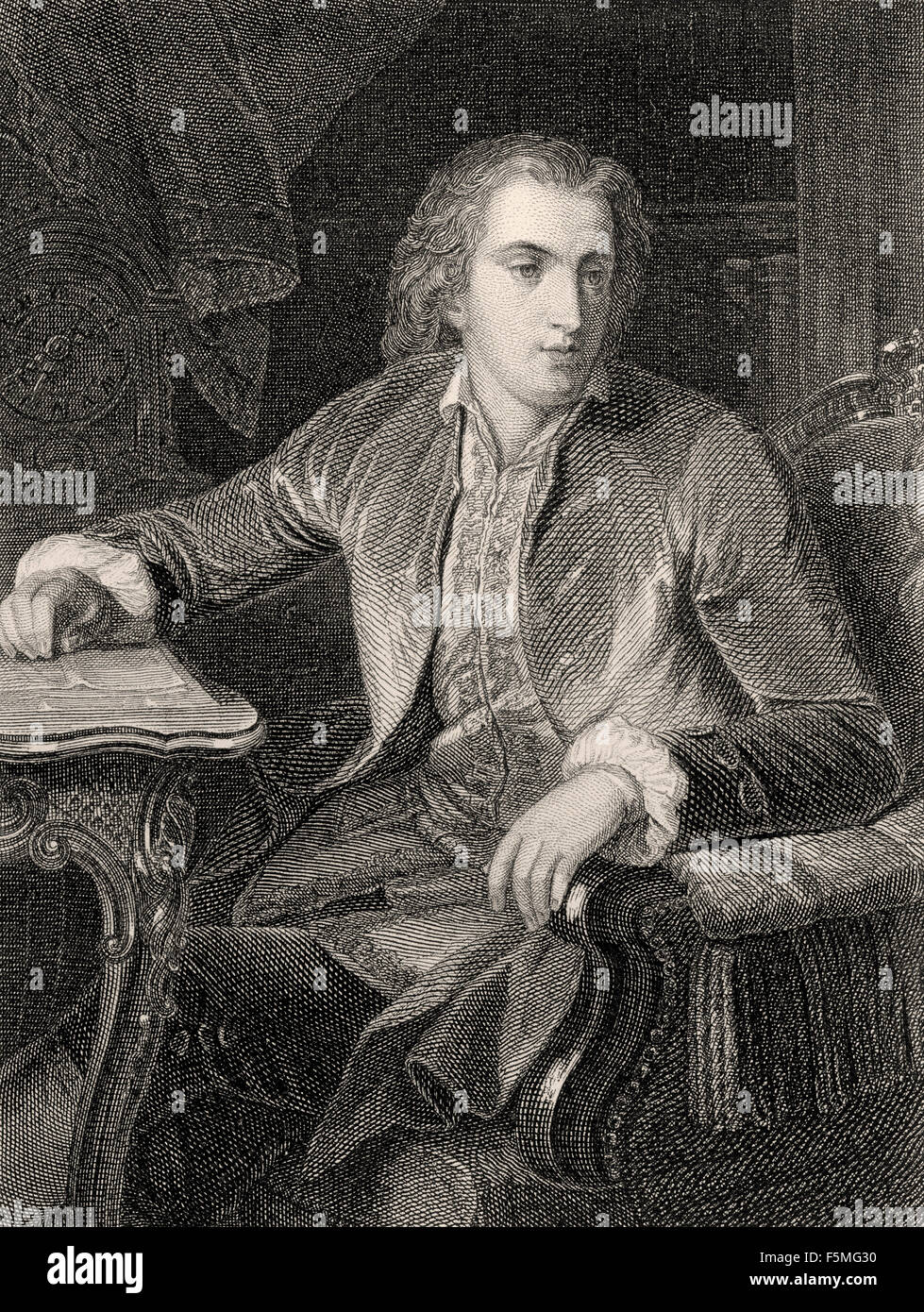 Clavigo, protagonist in the tragedy by Johann Wolfgang von Goethe Stock Photo