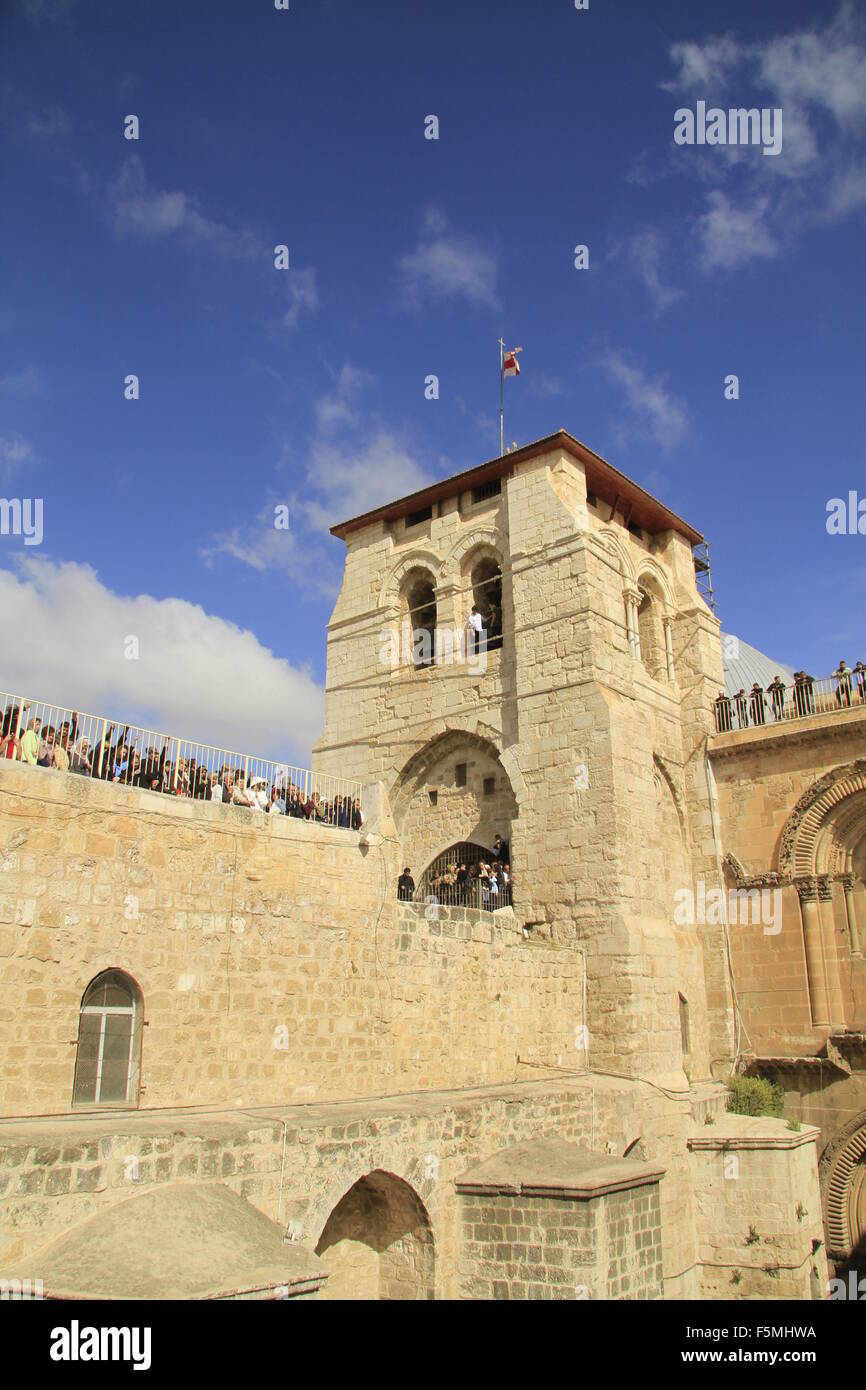 Israeli Church Israel, Jerusalem, the Church of the Holy Sepulchre on the Greek ...