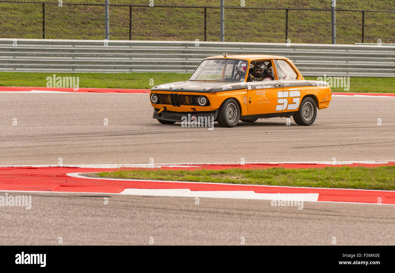 Sportscar Vintage National Championship race at Circuit of the Americas, Austin, TX, 2015 Stock Photo