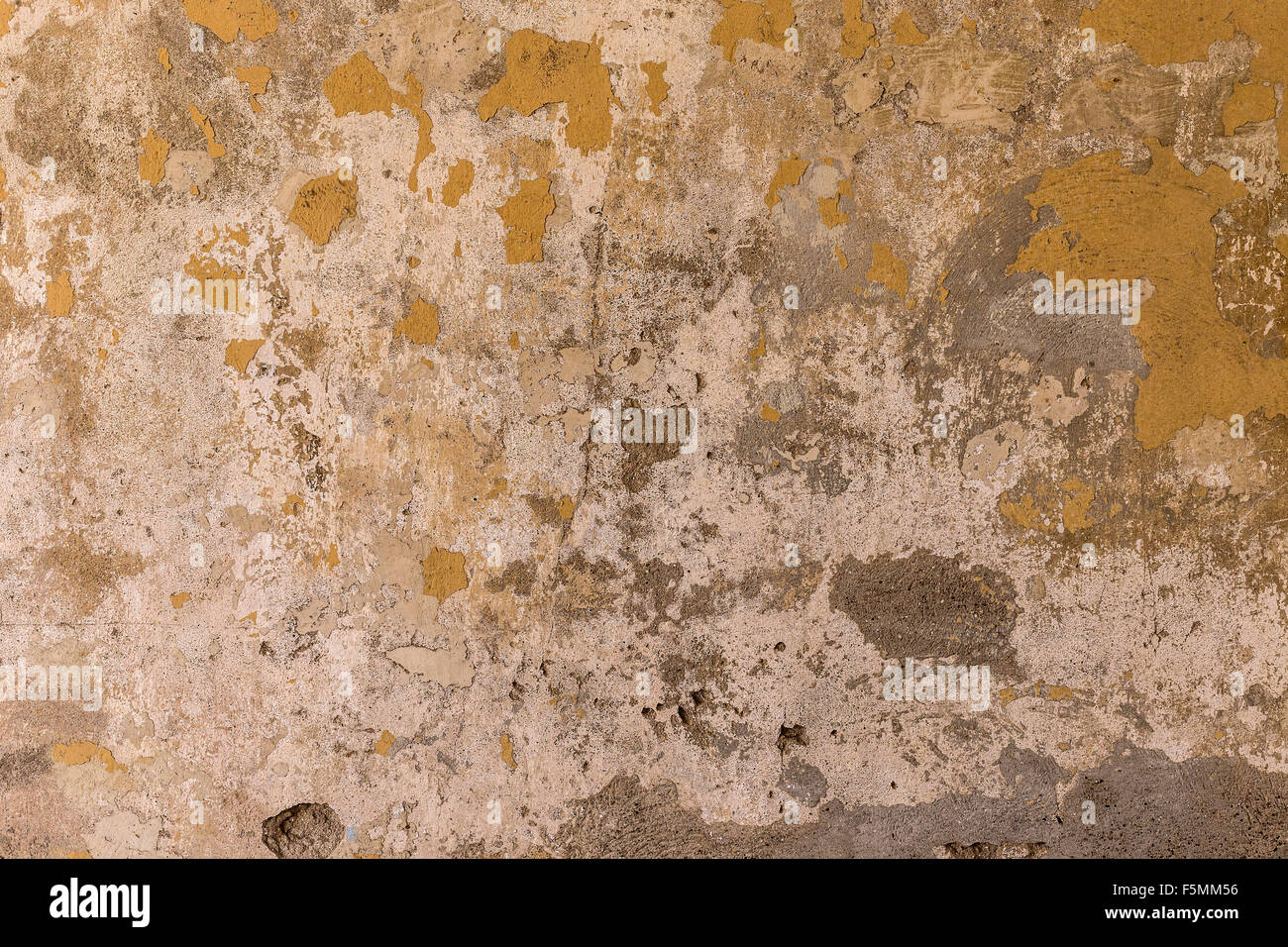 Texture of vintage grunge concrete wall with peeling color paint Stock Photo