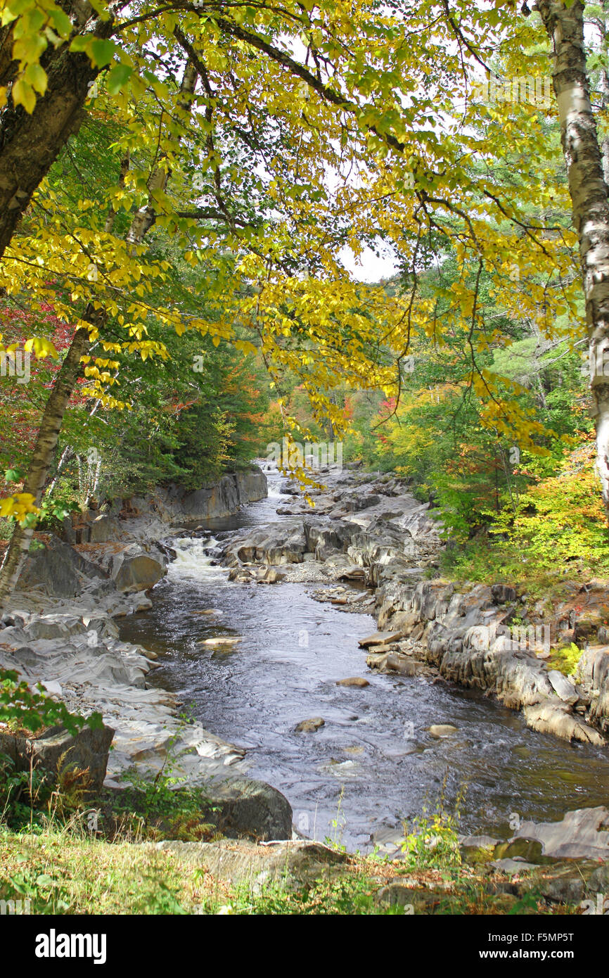 Rock Formations Swift River Coos Canyon Byron Maine New England USA