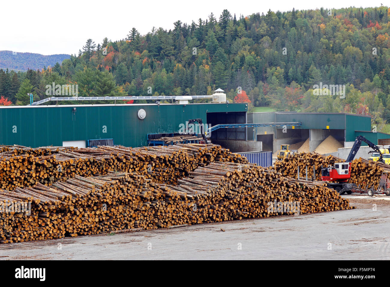 Milan Lumber mill Milan New Hampshire New England USA Stock Photo Alamy