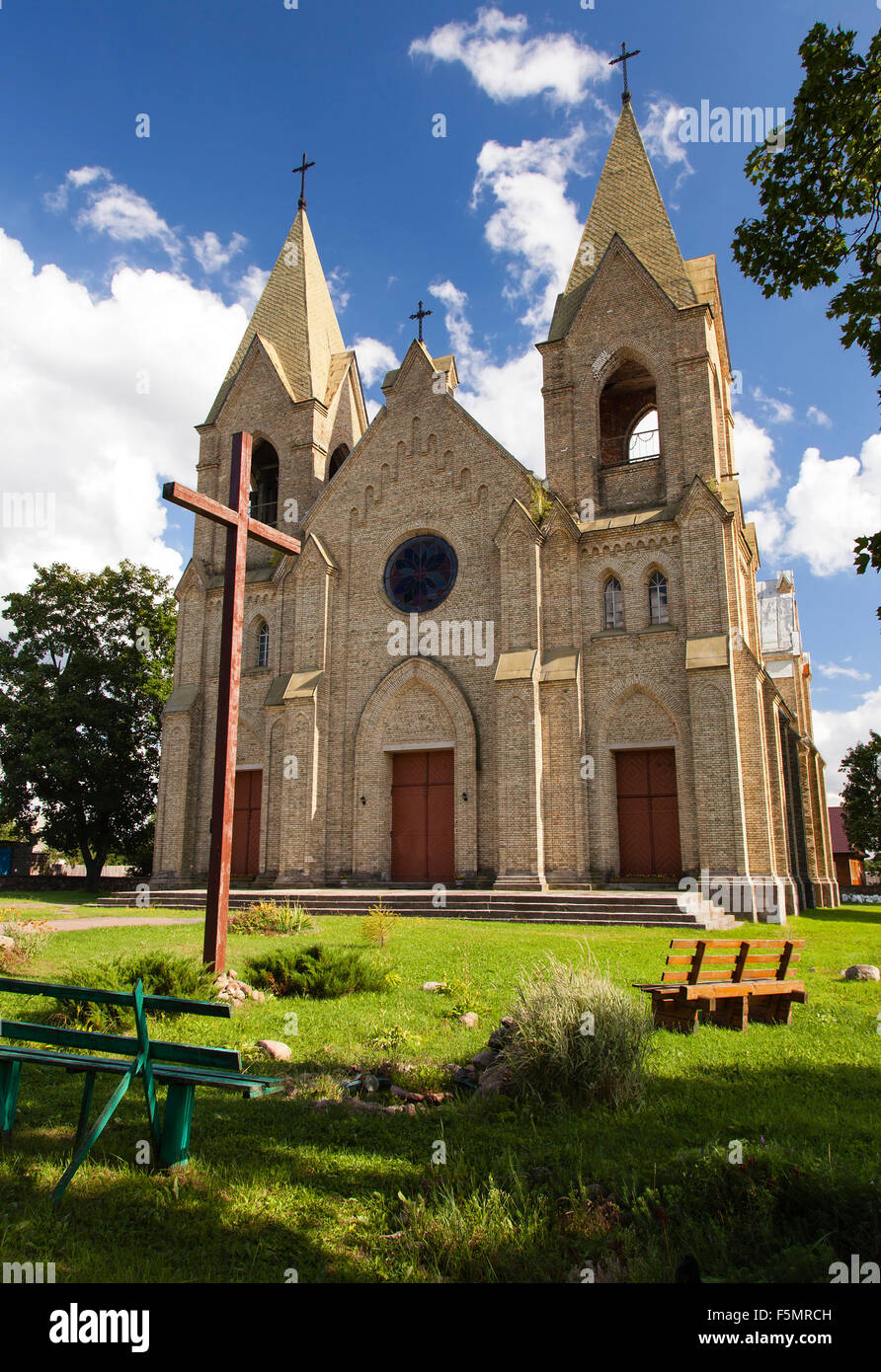 Catholic Church Belarus Stock Photo Alamy
