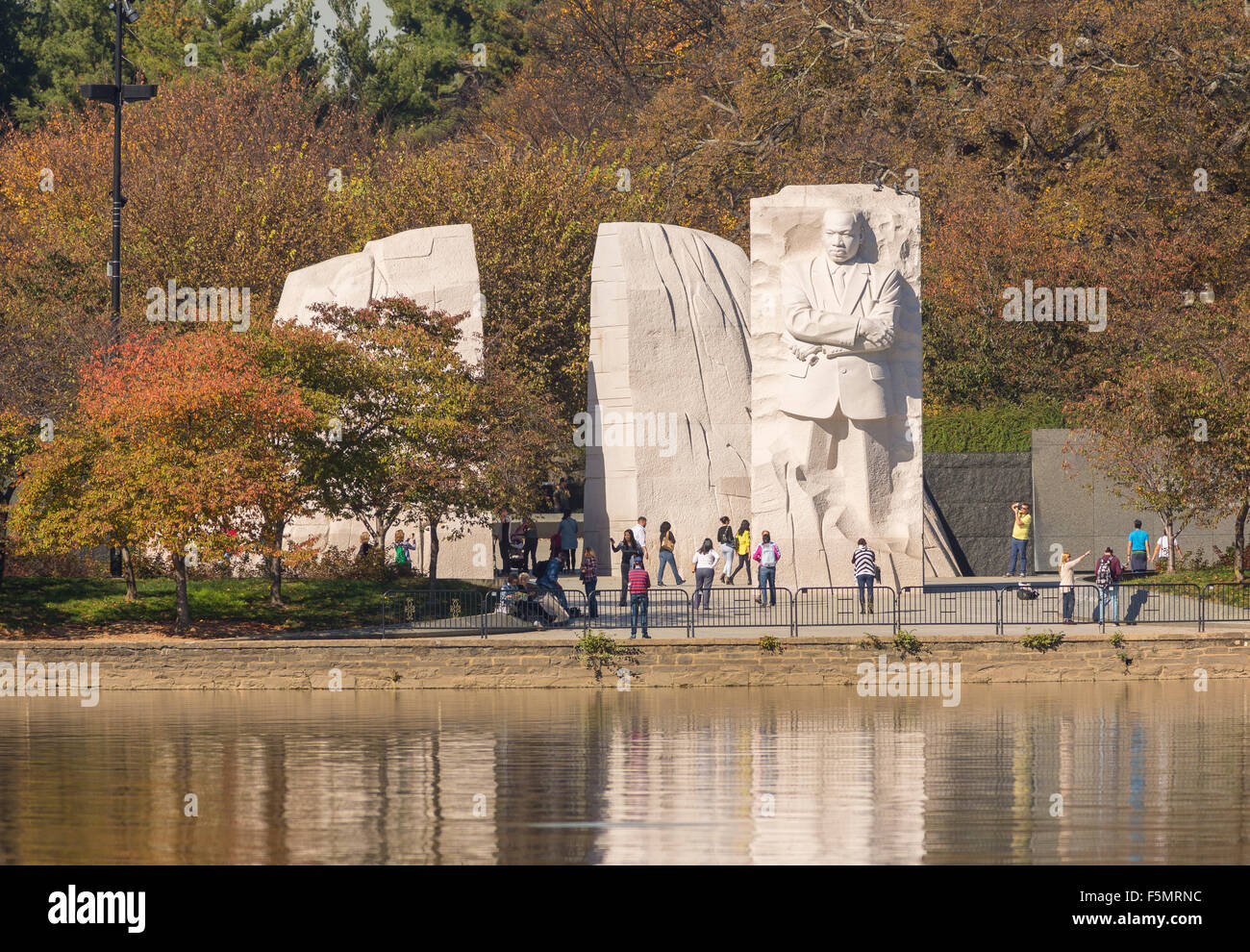WASHINGTON, DC, USA - Martin Luther King Jr. Memorial on the Tidal Basin. Stock Photo