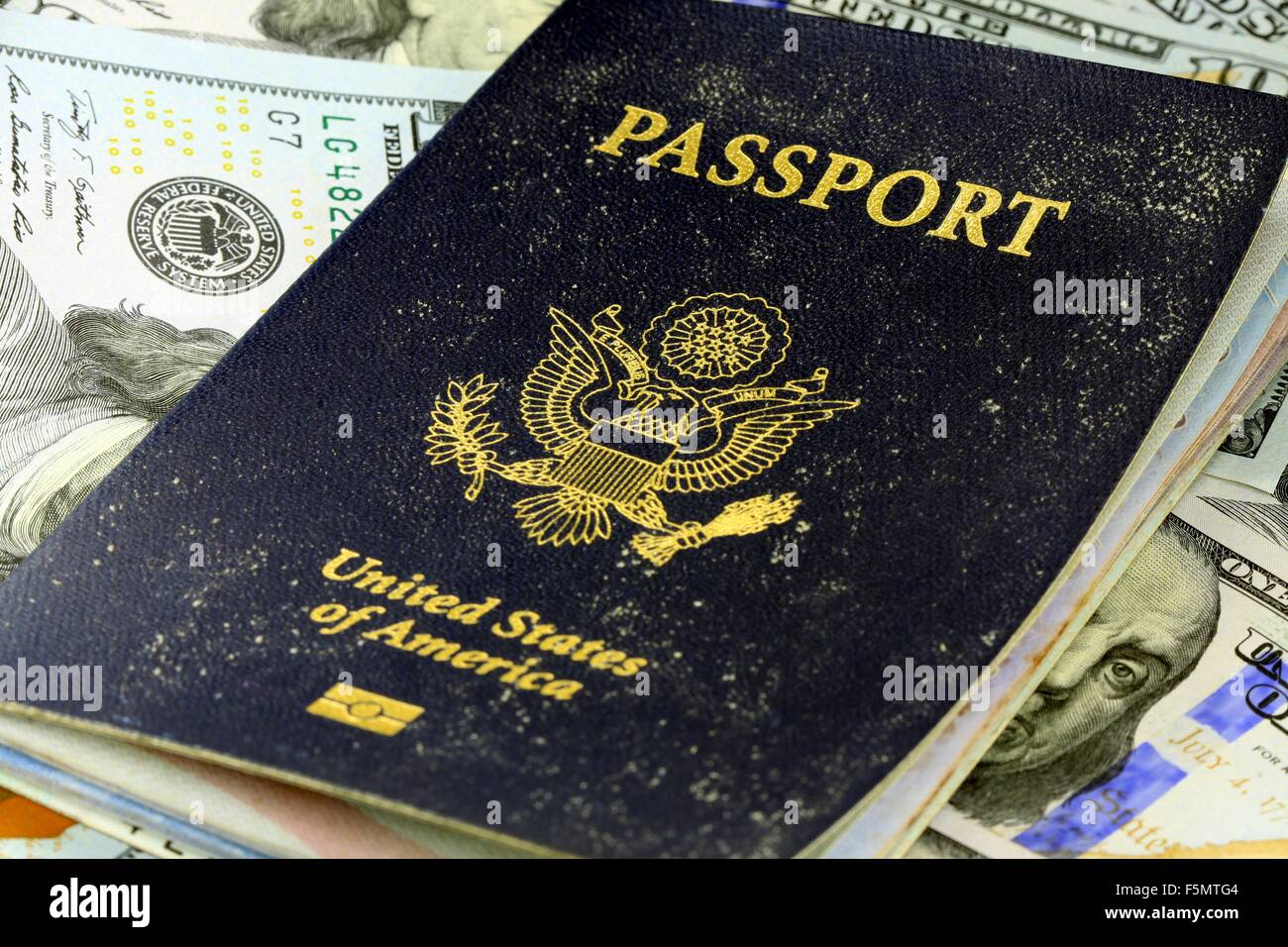 USA Passport travel documents Stock Photo Alamy