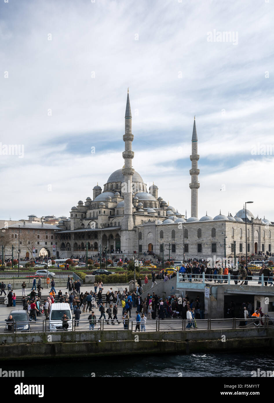 New Mosque in Istanbul Turkey Stock Photo