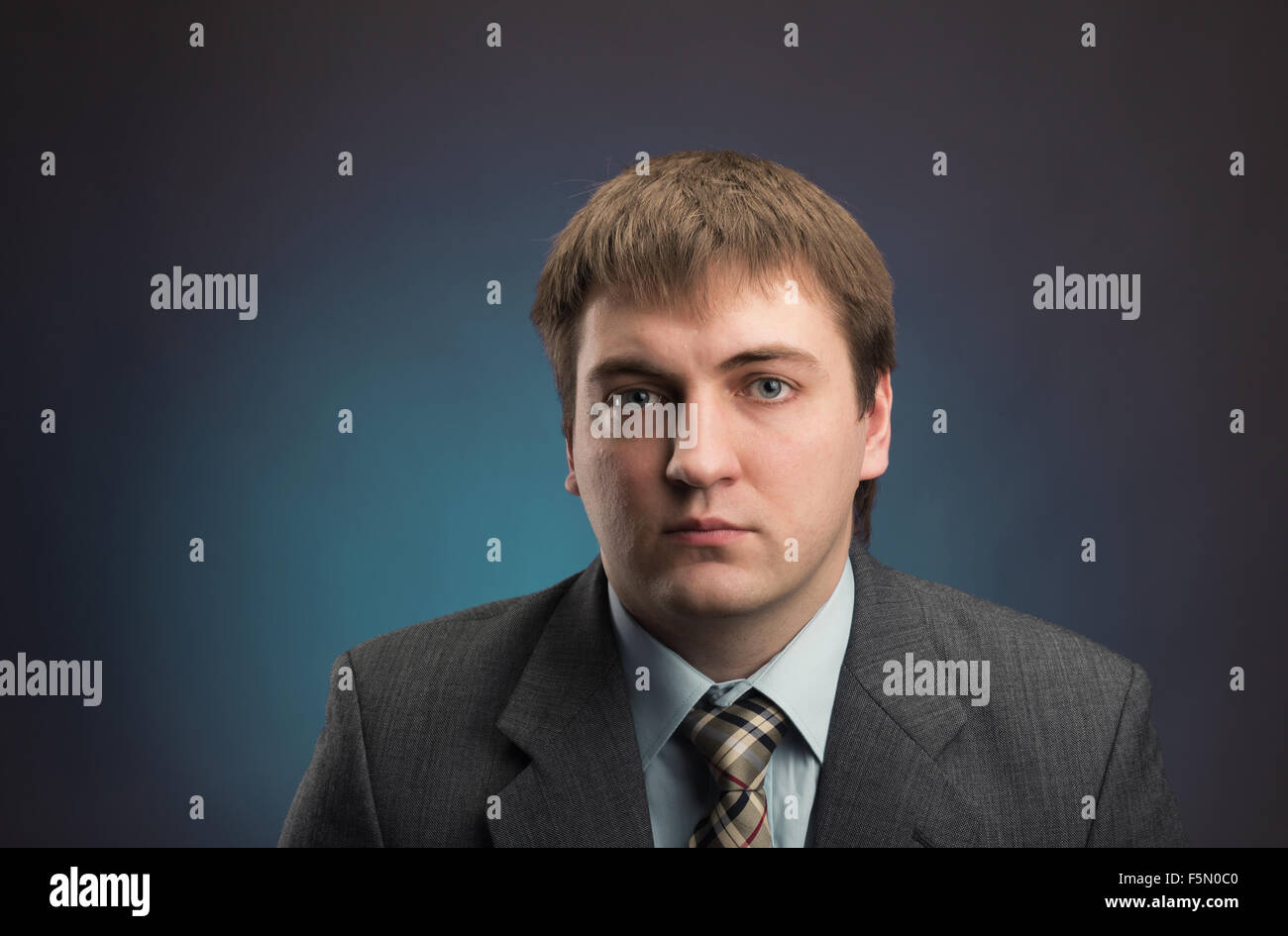 Business man gray background hi-res stock photography and images - Alamy