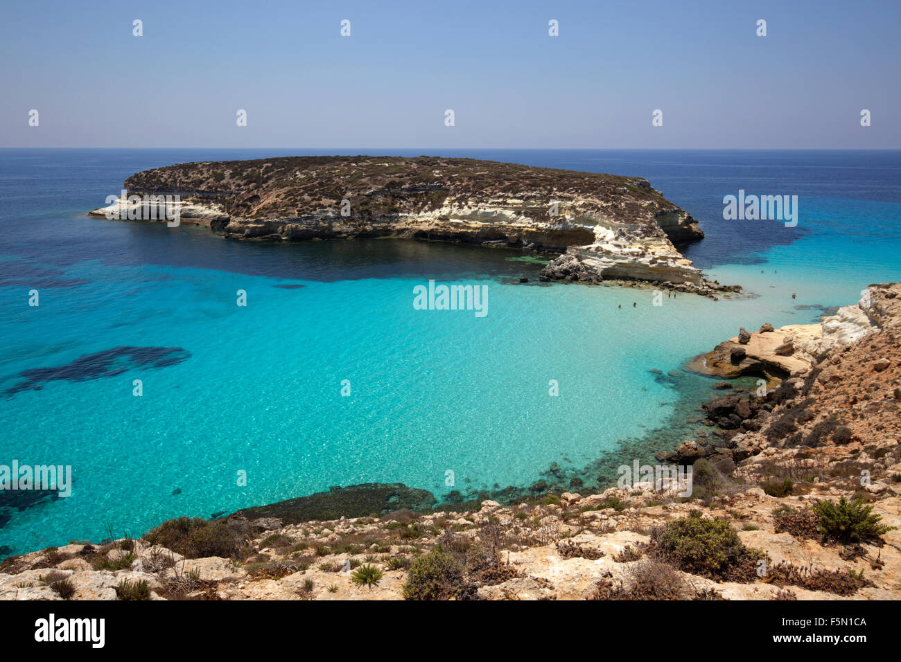Island of Rabbits in Lampedusa, Sicily, Italy Stock Photo - Alamy