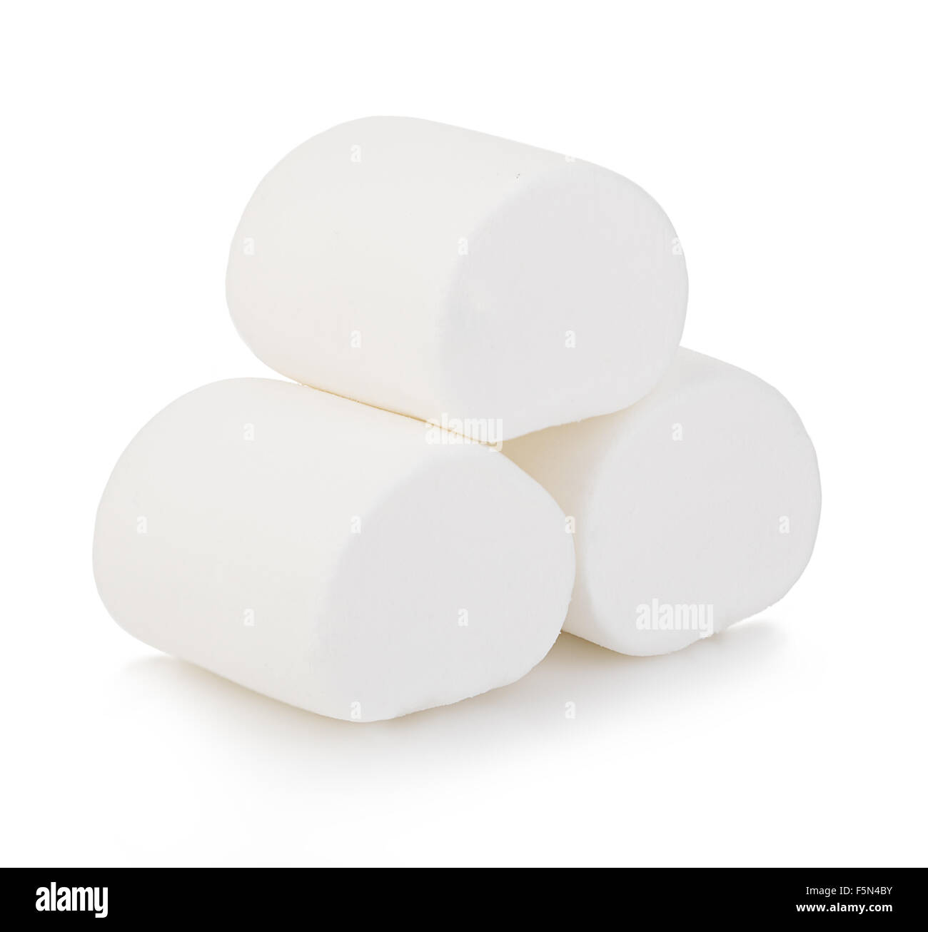 Marshmallows isolated on white background Stock Photo - Alamy