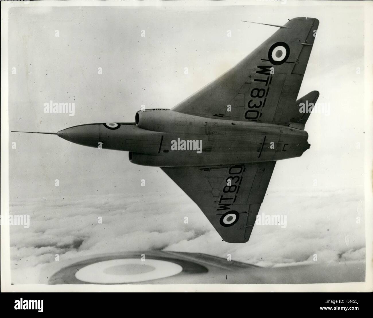 1962 First InFlight Picture Of The New Gloster Javelin. This is the