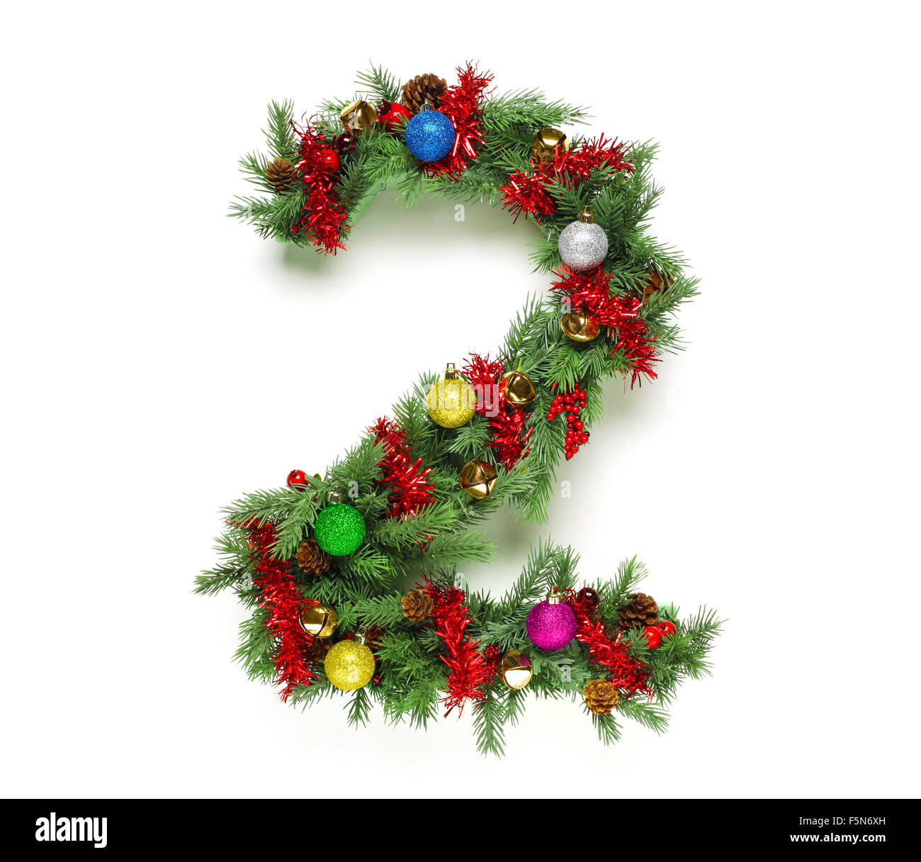 Christmas number font hi-res stock photography and images - Alamy