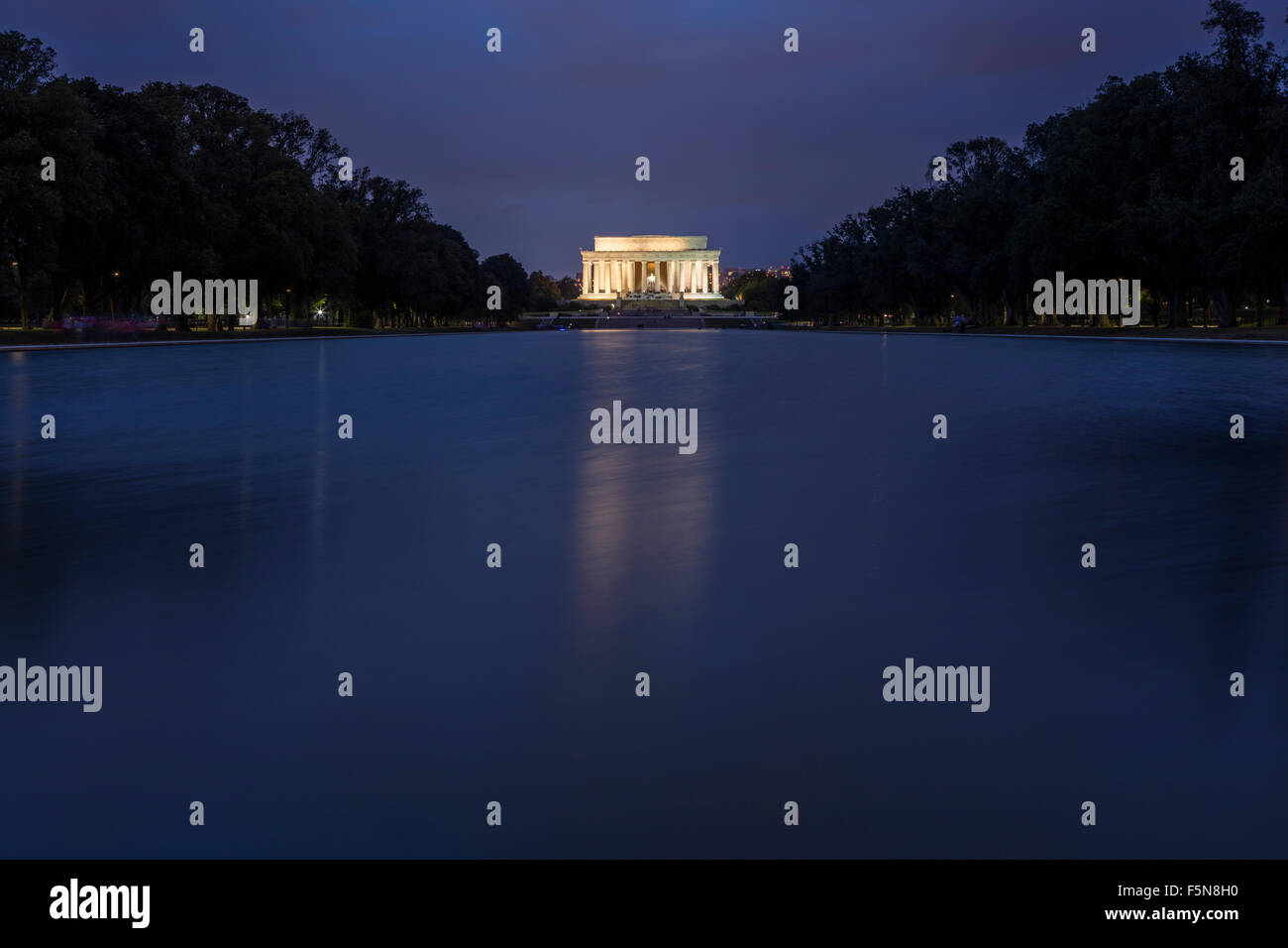 The Lincoln Memorial in Washington DC Stock Photo