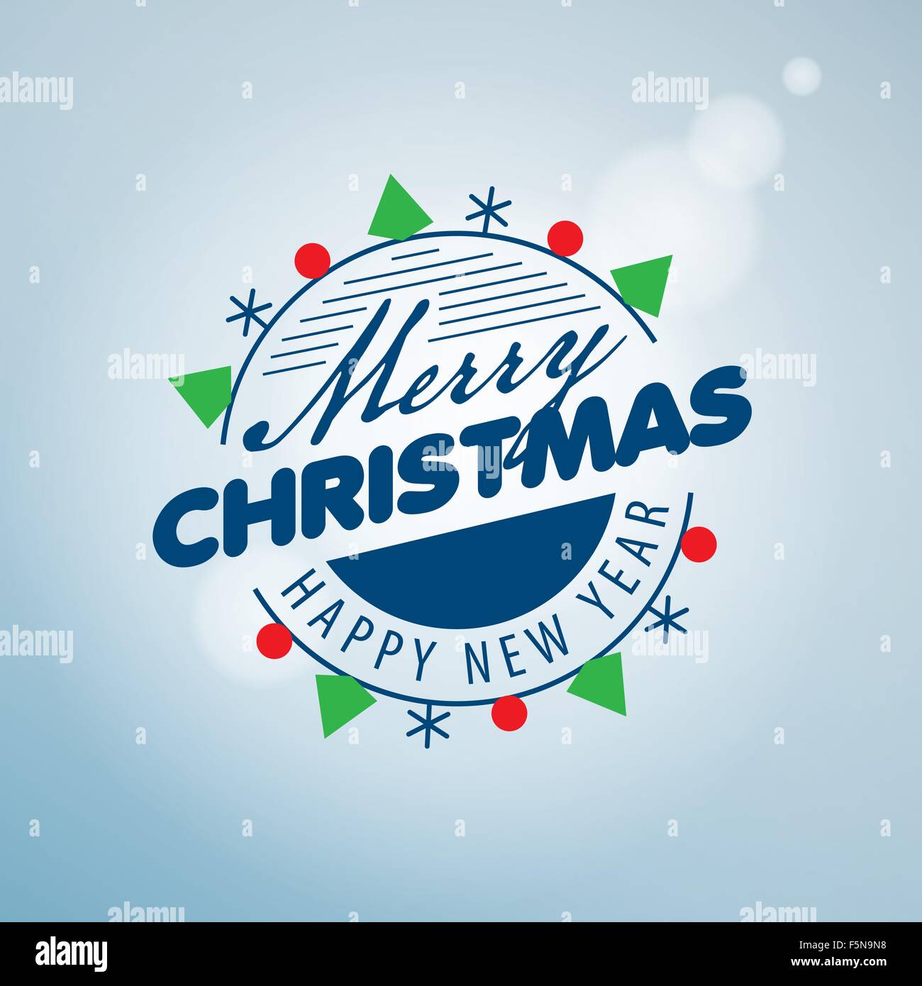 vector logo Christmas Stock Vector Image & Art - Alamy