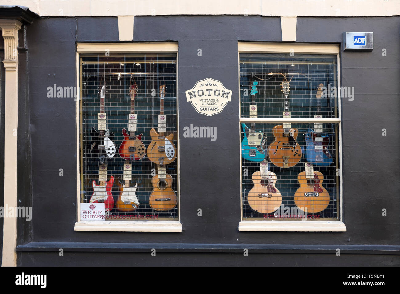 NoTom Guitars Shop Denmark Street London Stock Photo - Alamy