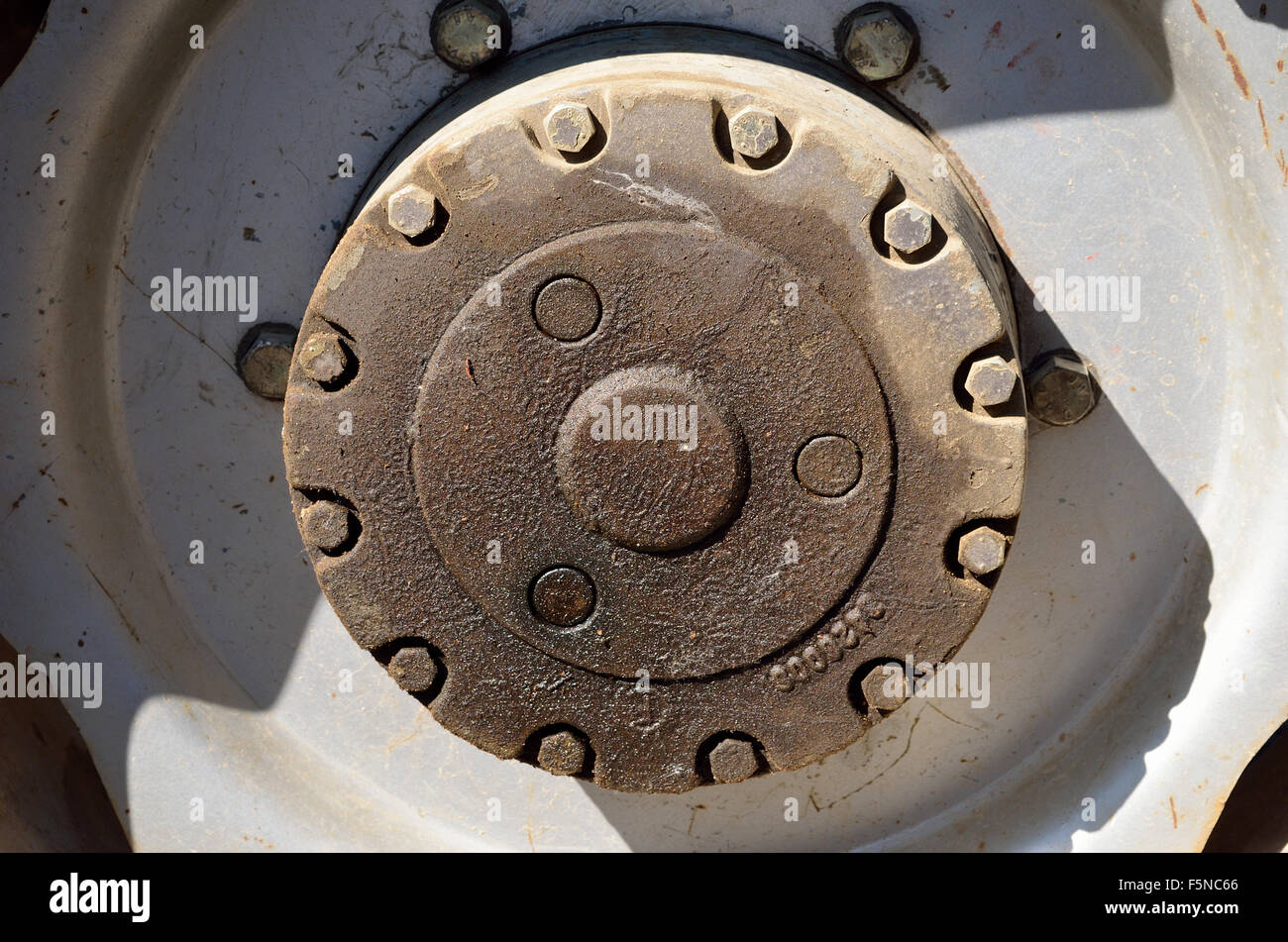 tractor hub leaking oil macro photo Stock Photo Alamy