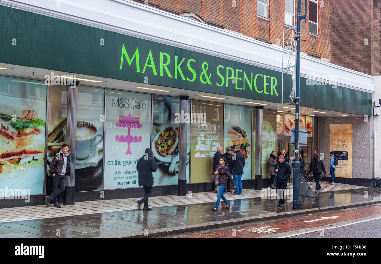 Marks And Spencer Store Front Stock Photos & Marks And Spencer Store