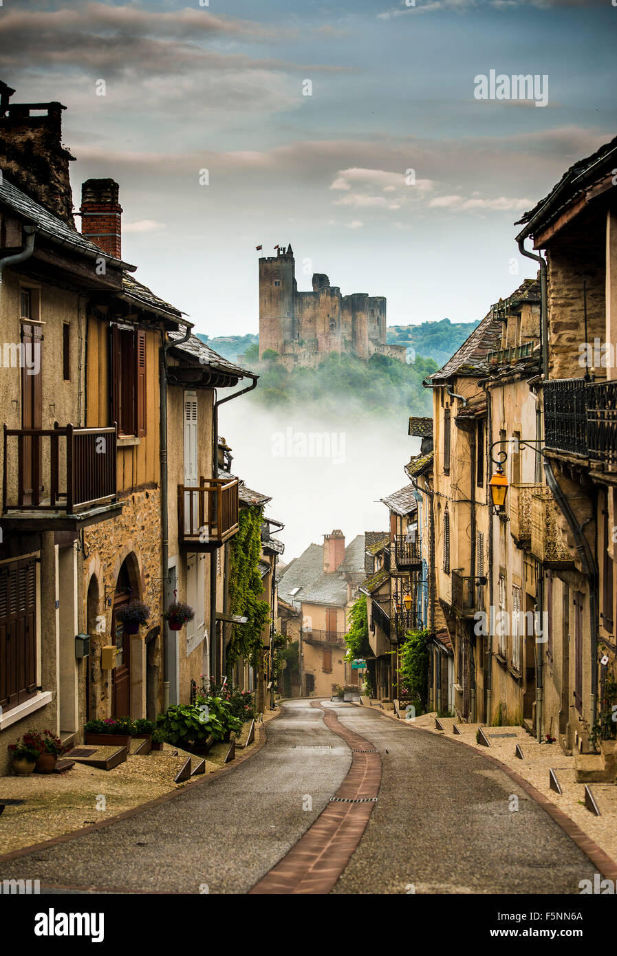 Najac town,France,French Stock Photo