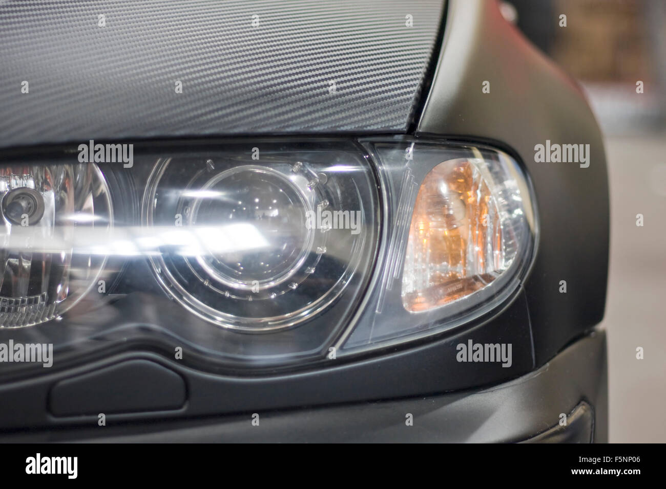 Futuristic car headlight hi-res stock photography and images - Alamy