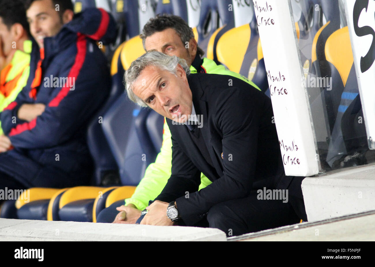 Italy, Verona: Roberto Donadoni Bologna's Head Coach looks during the ...