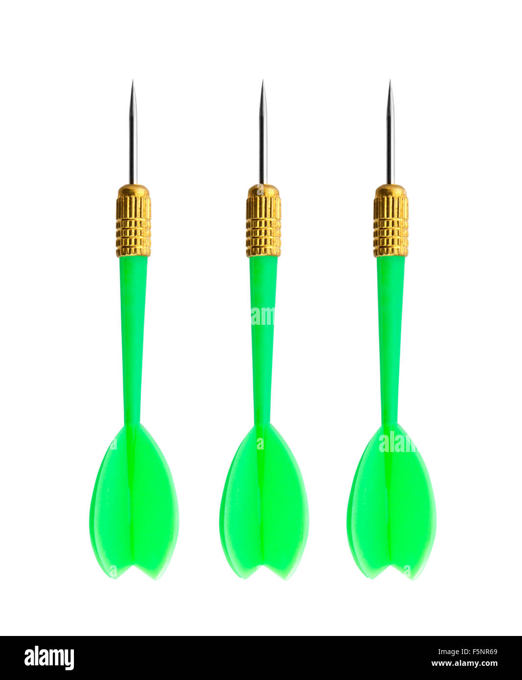 green darts isolated on white background Stock Photo Alamy