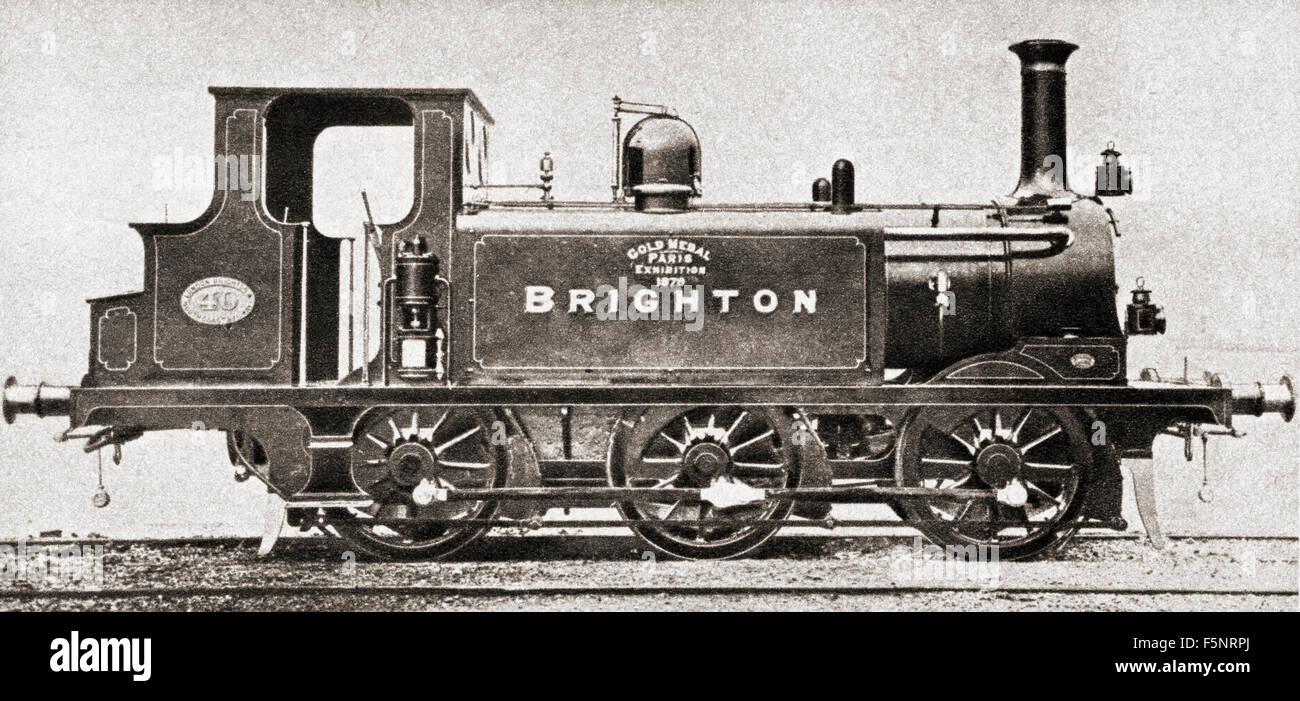 An engine of the The London, Brighton and South Coast Railway aka LB ...