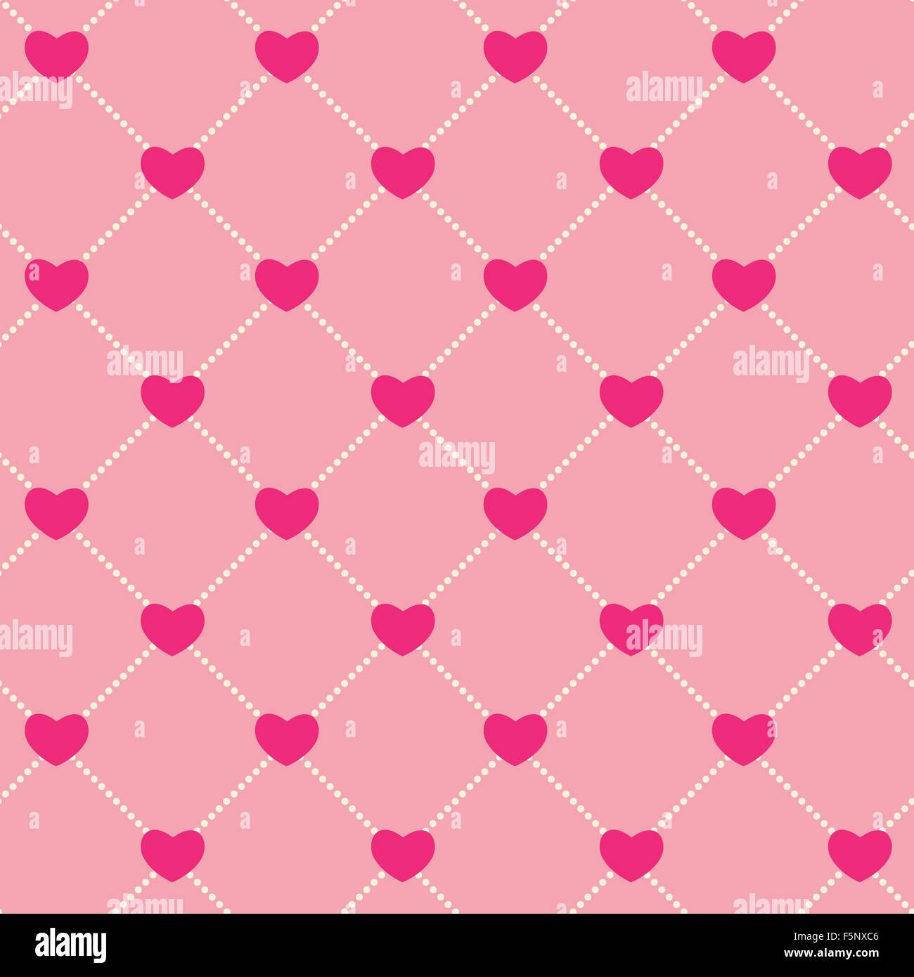 Romantic Seamless Pattern Background Vector Illustration Stock Vector ...