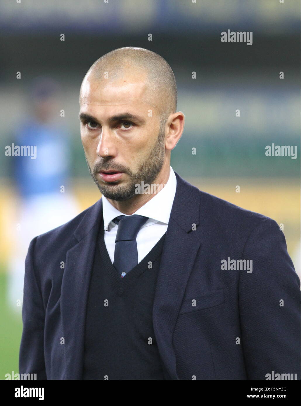 Short De Match Marco Di Vaio - Bologna FC - Saison 2011/2012 - Macron - Taille M