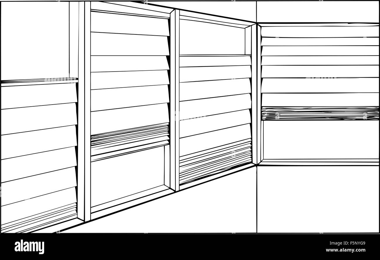 Louver window blind 3D Model 9  obj fbx blend unknown  Free3D