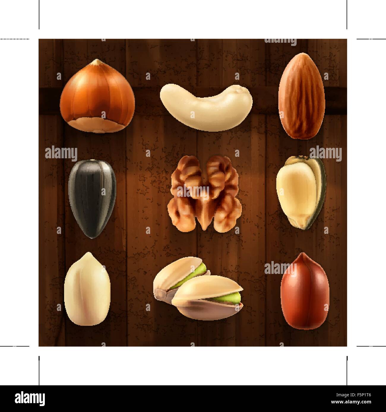 Nuts wallpaper Stock Vector Images Alamy
