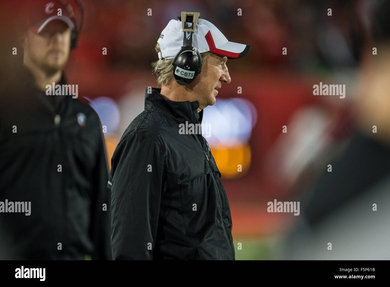 Houston, Texas, USA. 7th Nov, 2015. Cincinnati Bearcats head coach