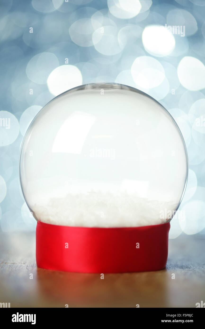 Empty snow globe Stock Photo Alamy