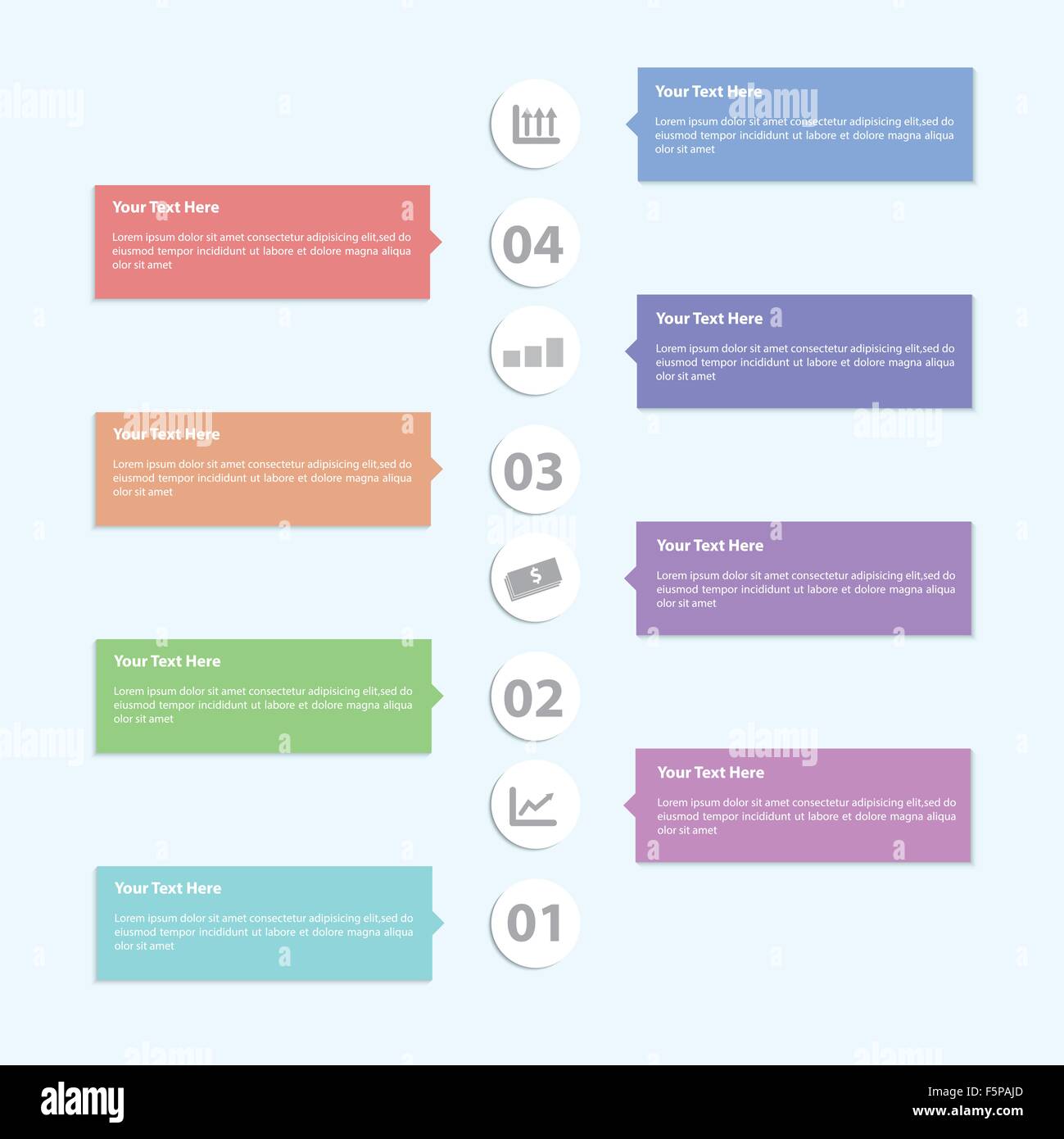 Minimal Infographic Template Design, VECTOR, EPS10 Stock Vector Image ...
