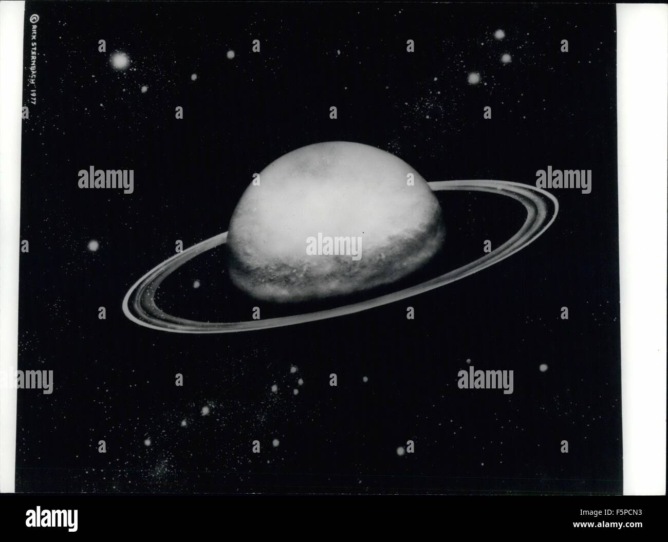 1980 Rings Circle The Planet Uranus The Newly Discovered Rings Round The Planet Uranus Are Shown In This Artist S Impression Based On The Brilliant Work Of Detection By Dr James Elliot