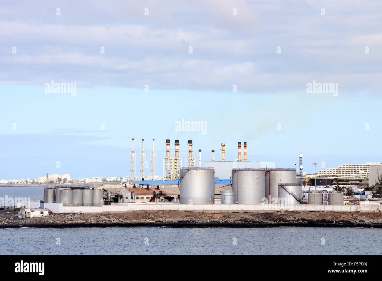 Image showcasing Industrial Building in the Port Stock Photo - Alamy