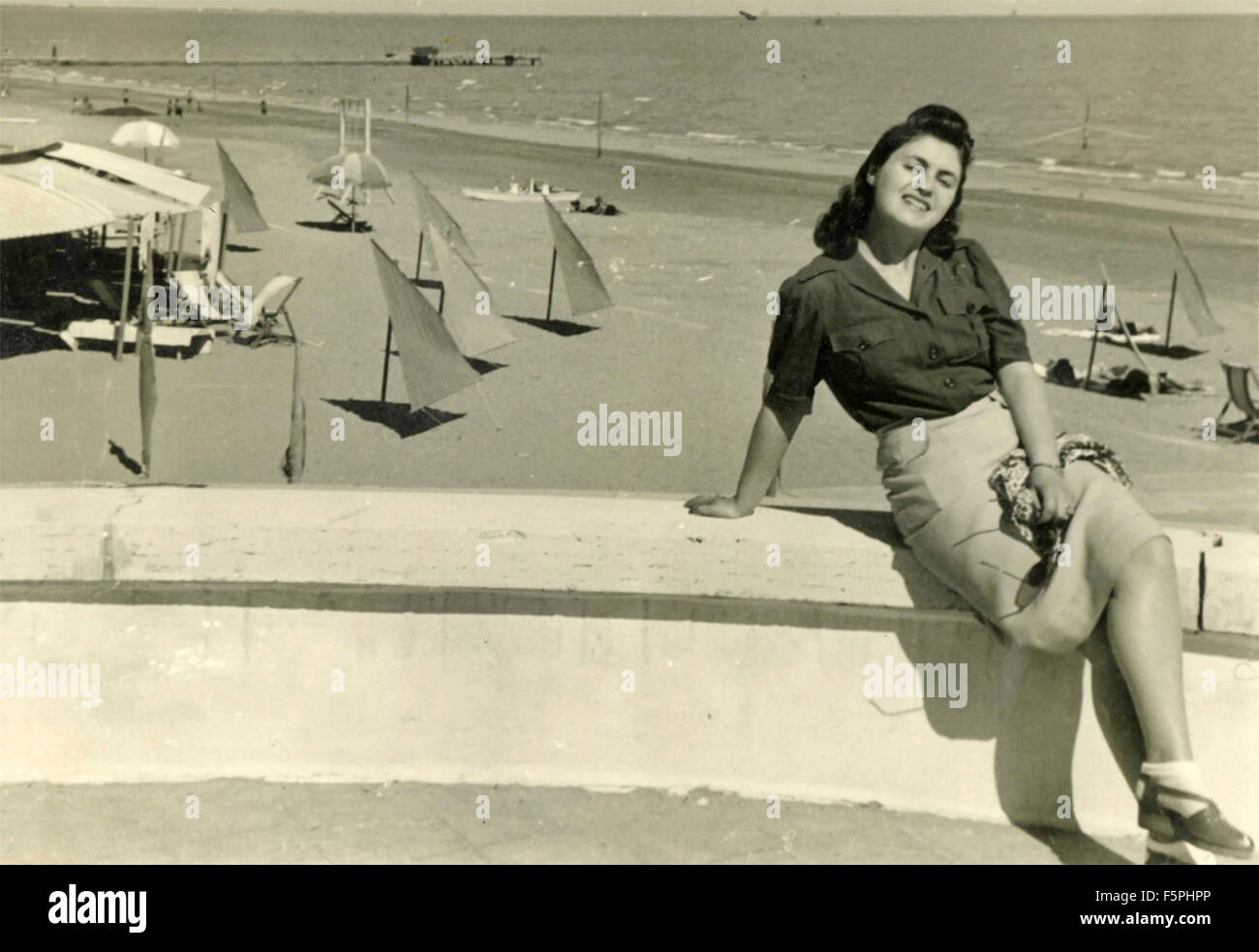 The Lido of Venice, Italy Stock Photo