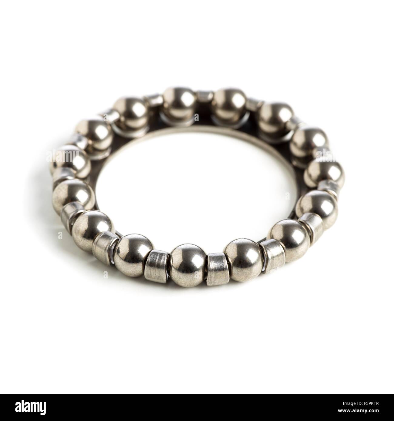 Ring of ball bearings from a bicycle headset Stock Photo Alamy