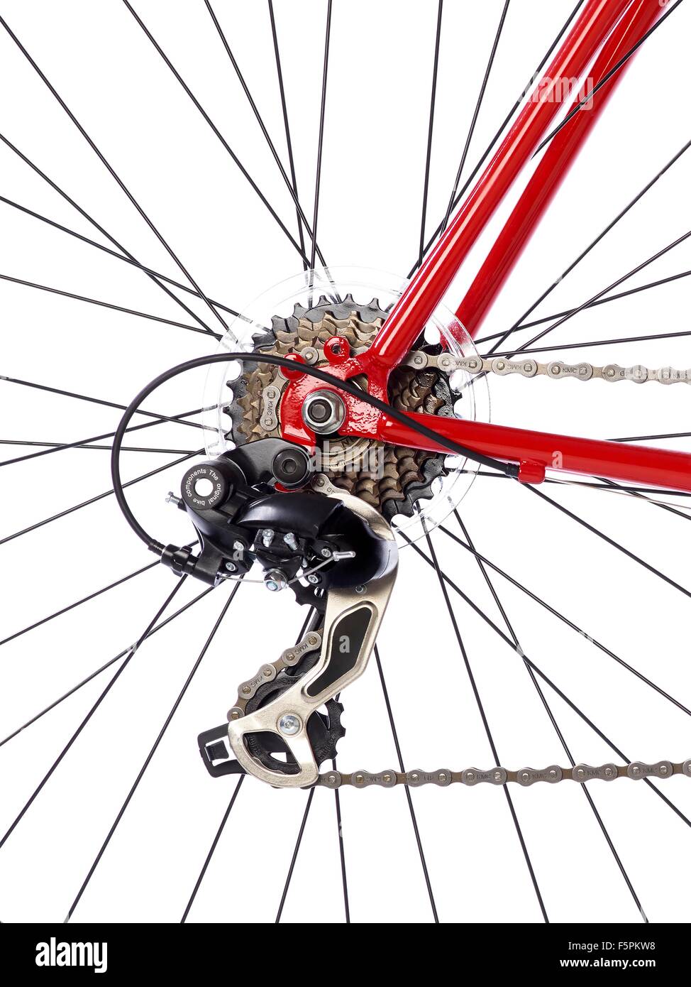 Bicycle rear gears, close up Stock Photo Alamy