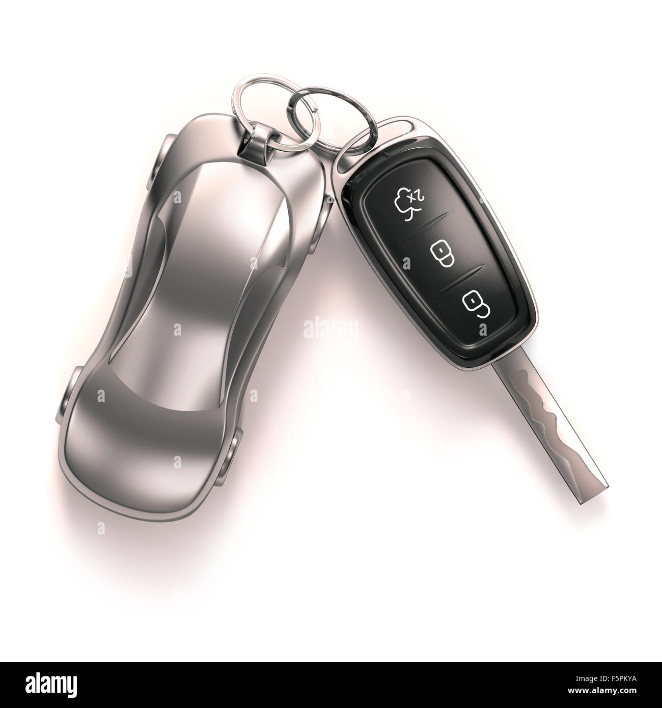 Car key and key ring, studio shot Stock Photo Alamy