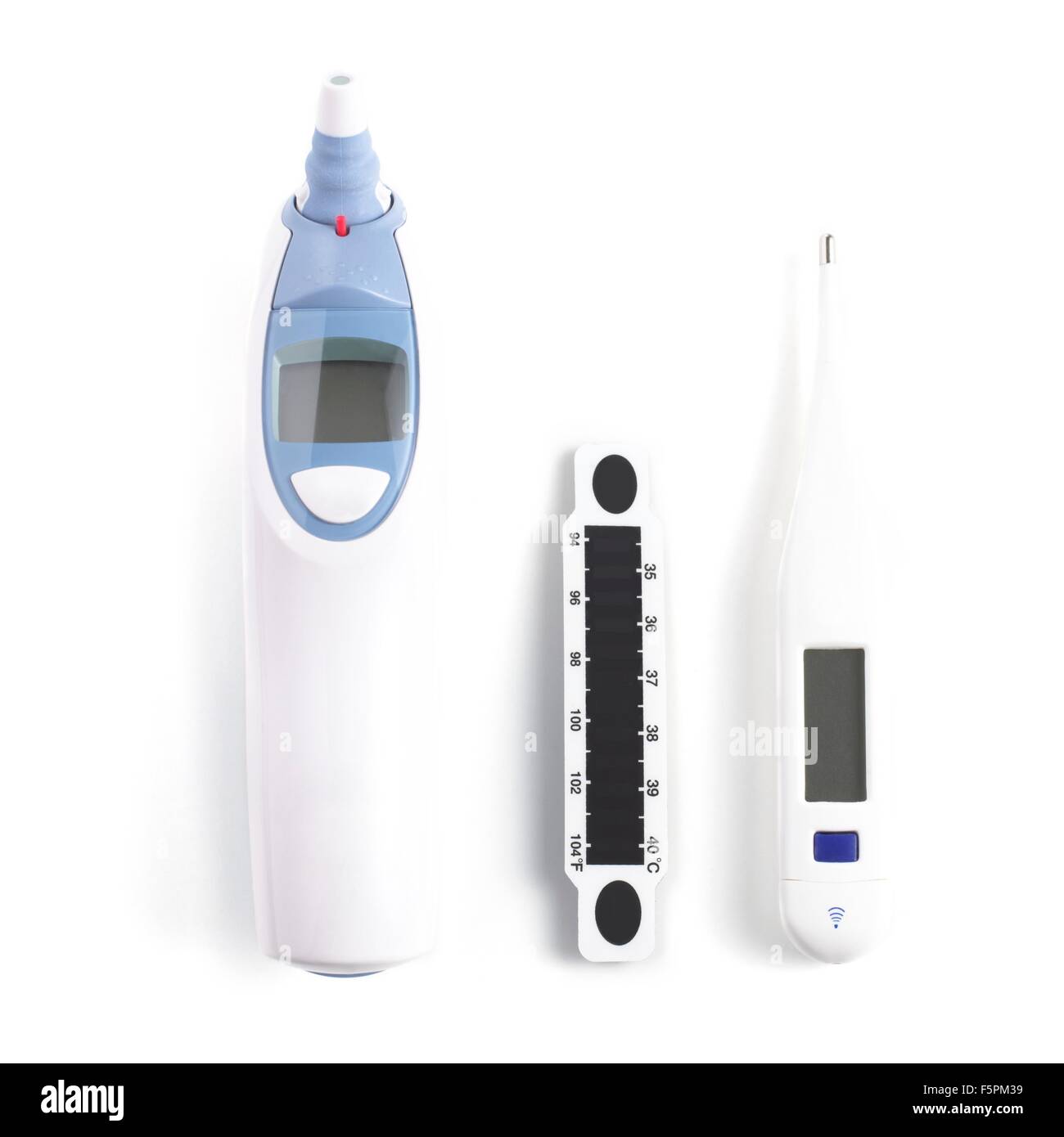 Various thermometers. Stock Photo