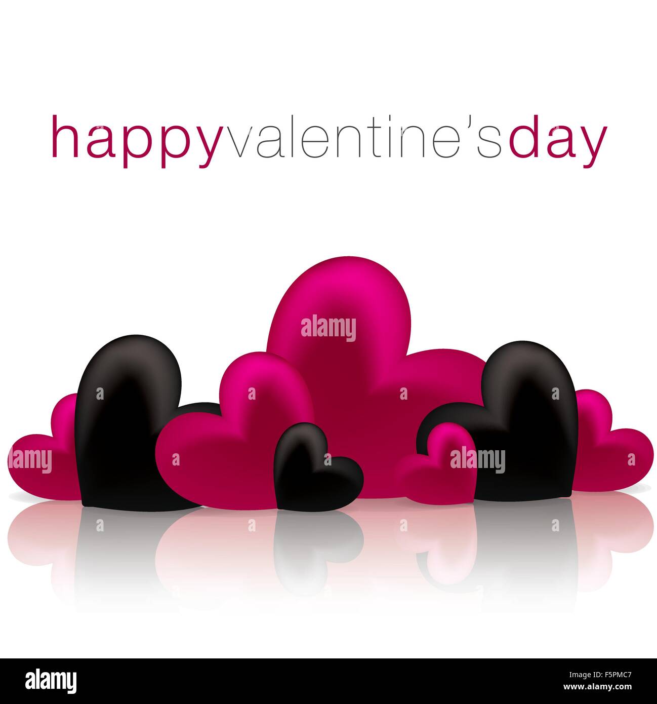 Heart Valentine's Day card in vector format Stock Vector Image & Art ...