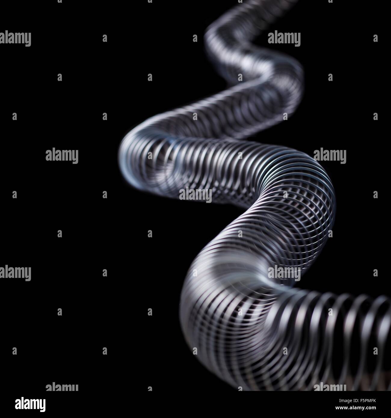 Transverse wave in a slinky spring. In transverse (or shear) waves the