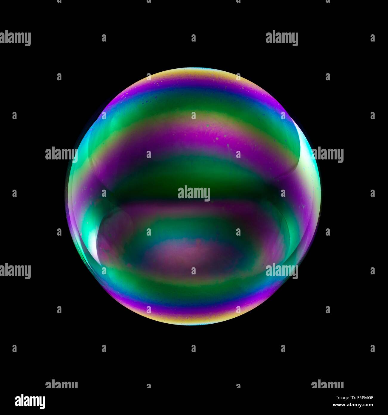 Bubble against a black background Stock Photo - Alamy