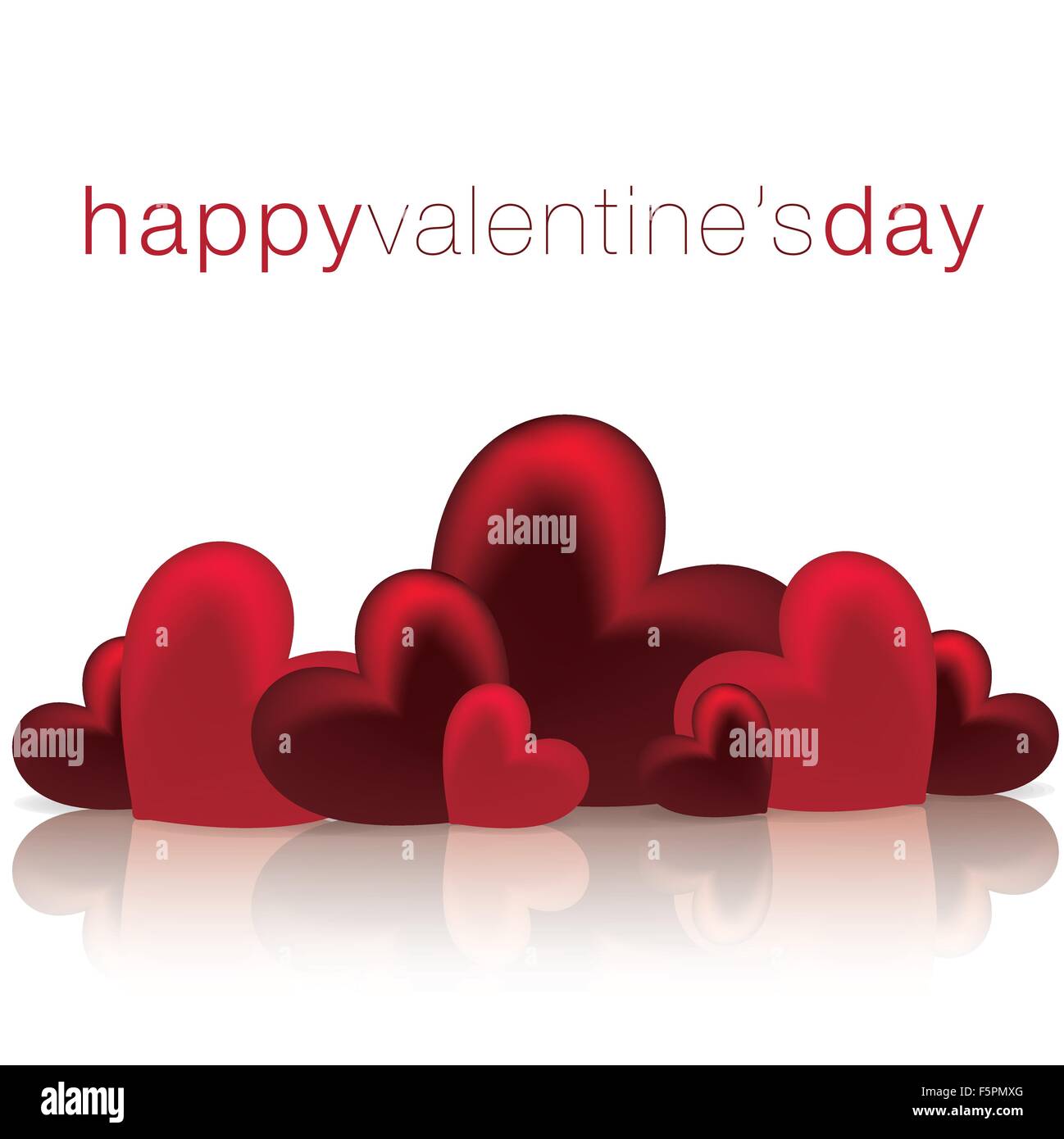 Heart Valentine's Day card in vector format Stock Vector Image & Art ...