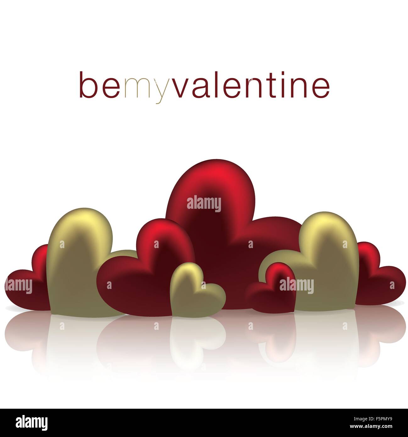 Heart Valentine's Day card in vector format Stock Vector Image & Art ...