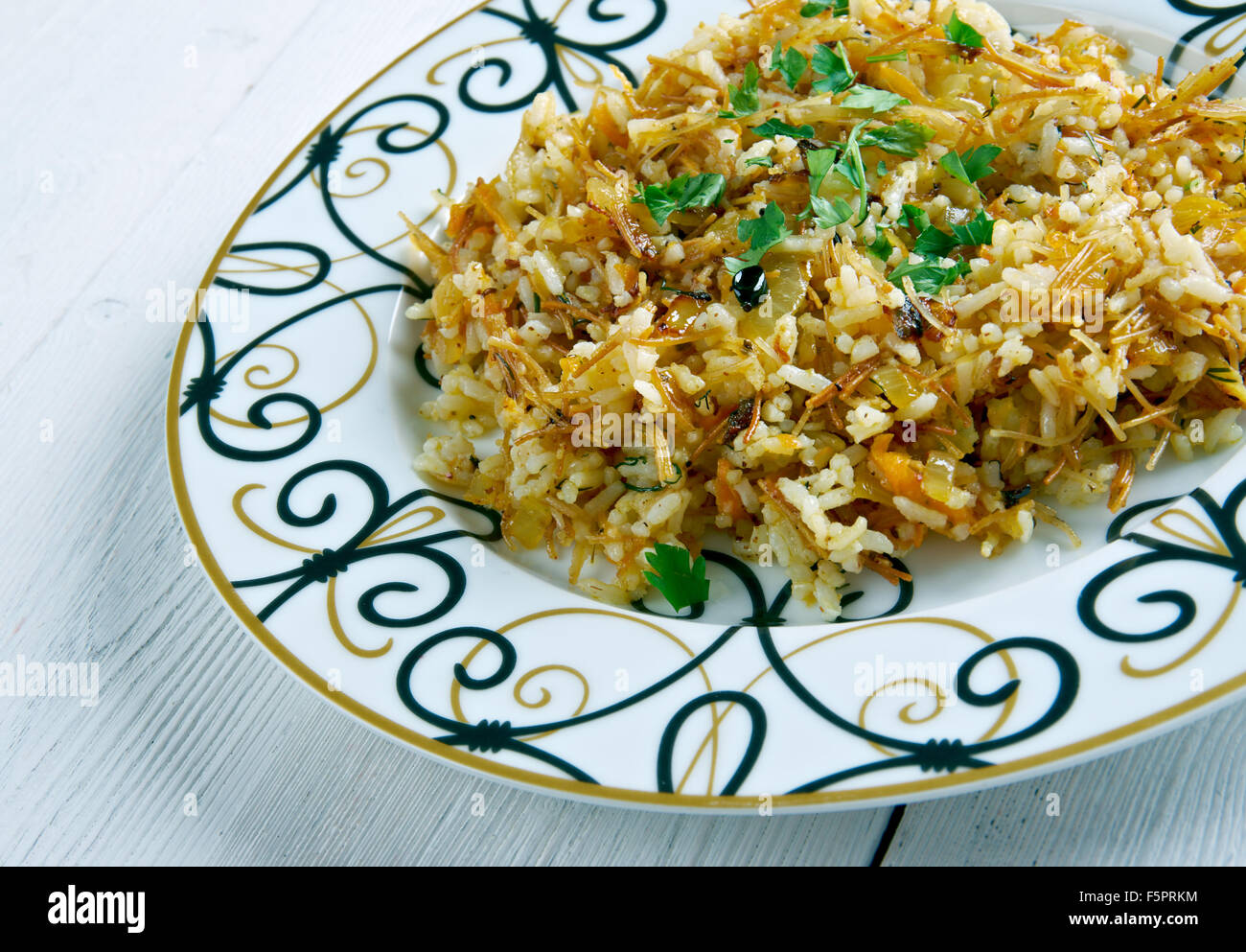 Turkish Pilaf Sehriyeli pilav Stock Photo Alamy